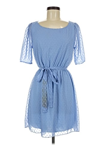 Buttons Casual Dress (view 1)