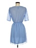 Buttons 100% Polyester Blue Casual Dress Size M - photo 2