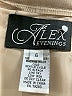 Alex Evenings 100% Polyester Solid Tan Formal Skirt Size 6 - photo 4