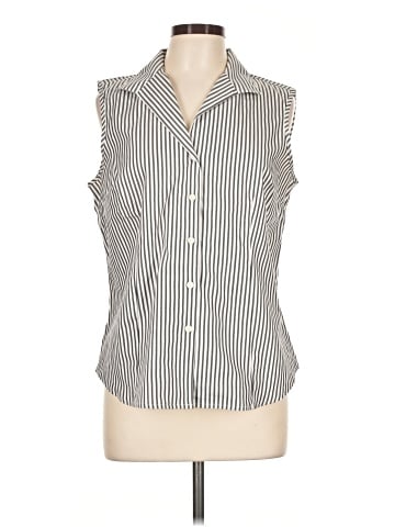 Jones New York Sleeveless Button-Down Shirt (view 1)