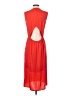 BCBGMAXAZRIA 100% Polyester Solid Red Casual Dress Size S - photo 2