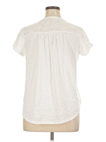 St. John's Bay Short Sleeve Blouse (view 2)