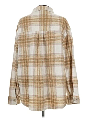 American Eagle Outfitters Long Sleeve Button-Down Shirt (view 2)