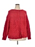 Ava & Viv 100% Recycled Polyester Red Pullover Sweater Size 2X - photo 1