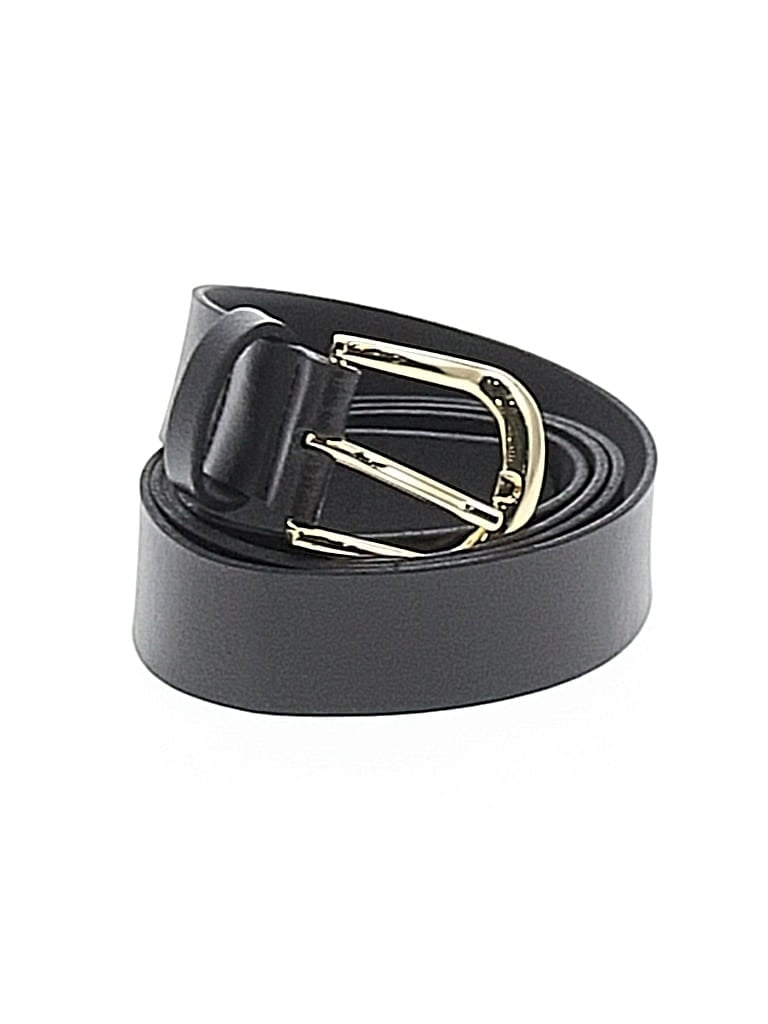 Pre-owned H&m Leather Belt In Black