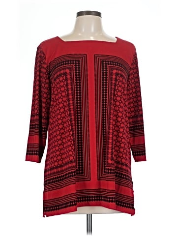 Christopher & Banks 3/4 Sleeve Blouse (view 1)