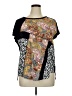 Lane Bryant 100% Polyester Black Short Sleeve Blouse Size 14 - 16 Plus - photo 1
