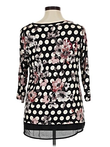 Rose + Olive 3/4 Sleeve Blouse (view 2)