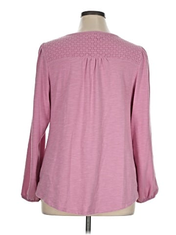 LC Lauren Conrad 3/4 Sleeve Top (view 2)