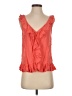Sam Edelman 100% Modal Orange Sleeveless Blouse Size S - photo 1