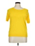 Halogen Yellow Short Sleeve Top Size XL - photo 1