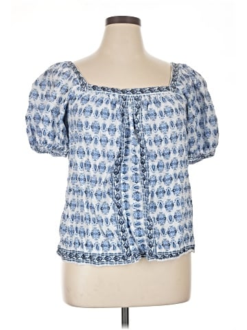 Max Studio Short Sleeve Blouse (view 1)