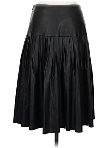 Rebecca Taylor Faux Leather Skirt (view 2)