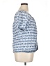 Max Studio Blue Short Sleeve Blouse Size XL - photo 4
