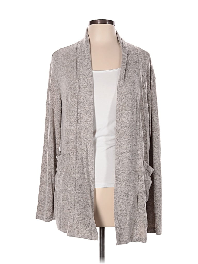 Pre-owned Lillusory Cardigan Sweater In Gray