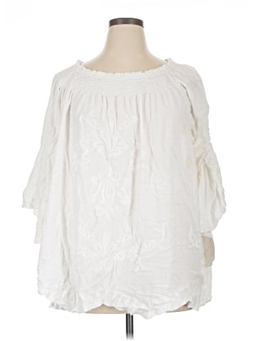 Ali Miles 3/4 Sleeve Blouse (view 1)