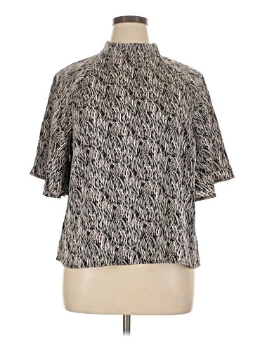 Ann Taylor Factory Short Sleeve Blouse (view 1)