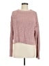 American Eagle Outfitters 100% Polyester Pink Pullover Sweater Size M - photo 1