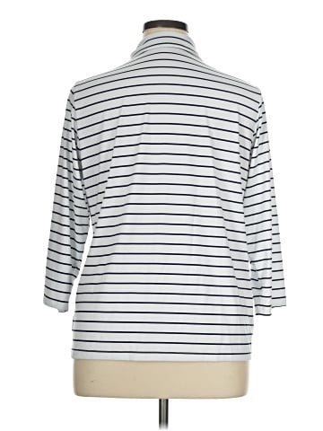 Lands' End 3/4 Sleeve Button-Down Shirt (view 2)