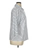 Lands' End Stripes Gray 3/4 Sleeve Button-Down Shirt Size 1X - photo 4