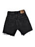 Levi's 100% Cotton Stars Black Denim Shorts Size 25 waist - photo 2