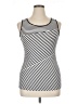 Essentials by Milano White Tank Top Size 16 - photo 1