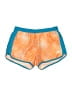 Adidas 100% Polyester Color Block Orange Athletic Shorts Size XS - photo 1
