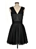 Robert Rodriguez 100% Polyester Chevron-herringbone Black Cocktail Dress Size 6 - photo 2