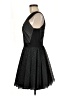 Robert Rodriguez 100% Polyester Chevron-herringbone Black Cocktail Dress Size 6 - photo 5