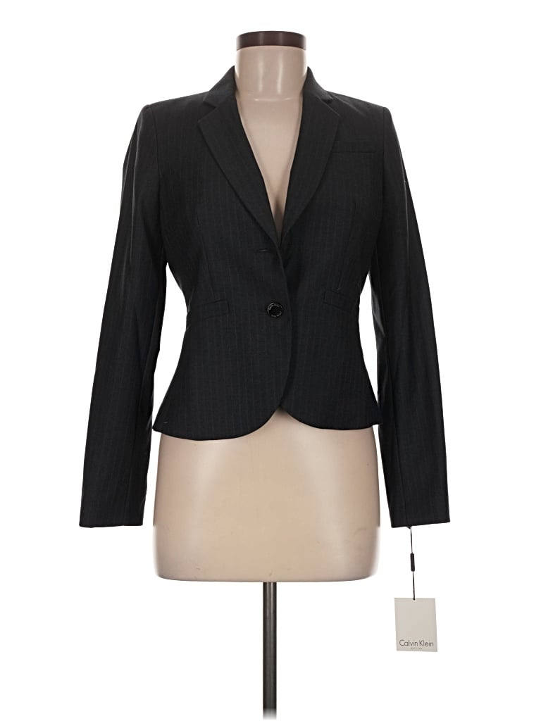 Calvin Klein Blazer Jacket In Black