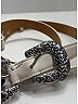 Acne Studios 100% Leather Silver White Leather Belt Size Sm/Med(85cm) - photo 4