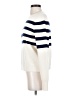 J.Crew 100% Wool Stripes Ivory Wool Pullover Sweater Size S - photo 5