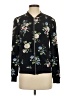 Lila Rose 100% Rayon Floral Black Track Jacket Size XS - photo 1