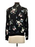 Lila Rose 100% Rayon Floral Black Track Jacket Size XS - photo 2