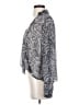 BCBGMAXAZRIA Silver Long Sleeve Blouse Size S - photo 5