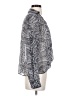 BCBGMAXAZRIA Silver Long Sleeve Blouse Size S - photo 4