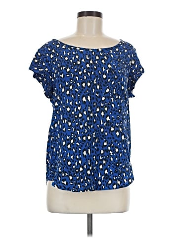 Joie Short Sleeve Silk Top (view 1)