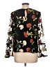 dalia Black Long Sleeve Blouse Size L - photo 2