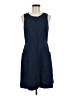 Theory Solid Blue Casual Dress Size 8 - photo 1