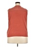 Nine West 100% Polyester Orange Sleeveless Blouse Size XXL - photo 2