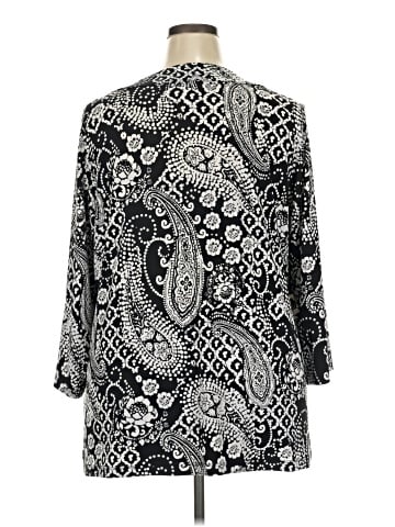 JM Collection 3/4 Sleeve Blouse (view 2)
