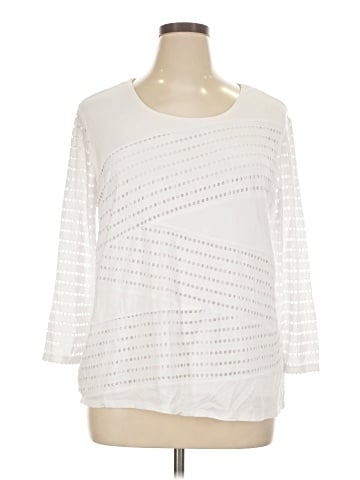 Jaclyn Smith 3/4 Sleeve Top (view 1)