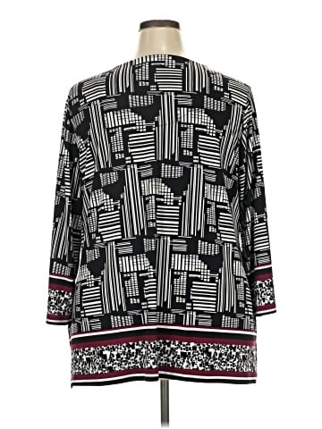 JM Collection 3/4 Sleeve Blouse (view 2)