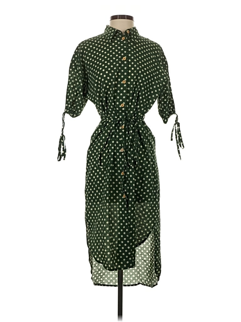 Pre-owned Belize Casual Dress In Green