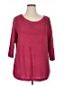 Cj Banks Pink Pullover Sweater Size 1X - photo 1