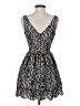Bebe 100% Polyester Paisley Black Cocktail Dress Size 0 - photo 2