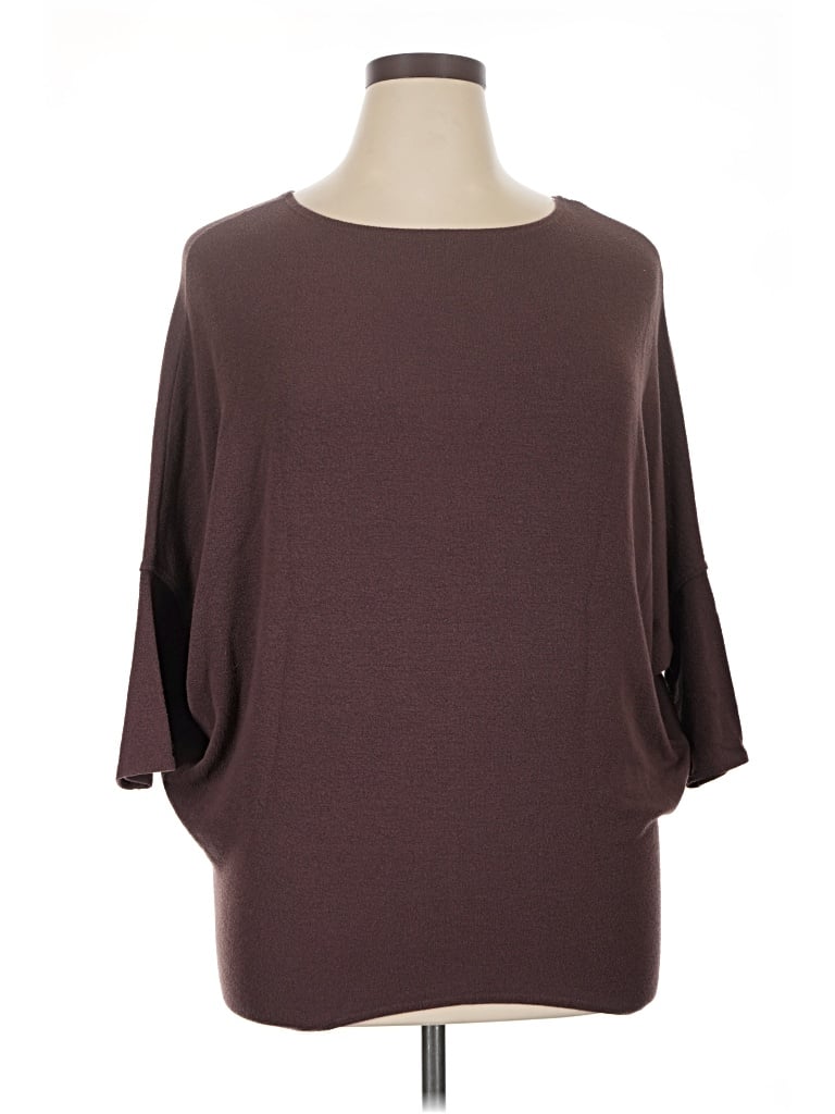 Pre-owned Jolie 3/4 Sleeve T-shirt In Brown