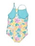 Speedo Tropical Yellow One Piece Swimsuit Size L (kids) - photo 2