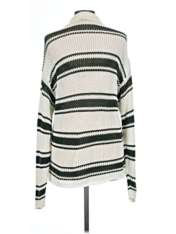 Madewell Open-Stitch Johnny Collar Sweater (view 2)