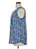 Talbots 100% Polyester Blue Sleeveless Blouse Size 1X - photo 5